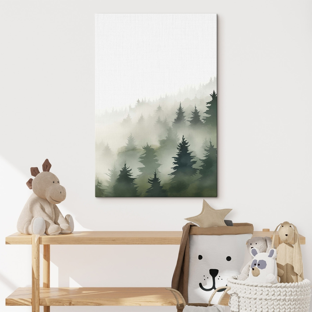 Mistig bos — interieur 1