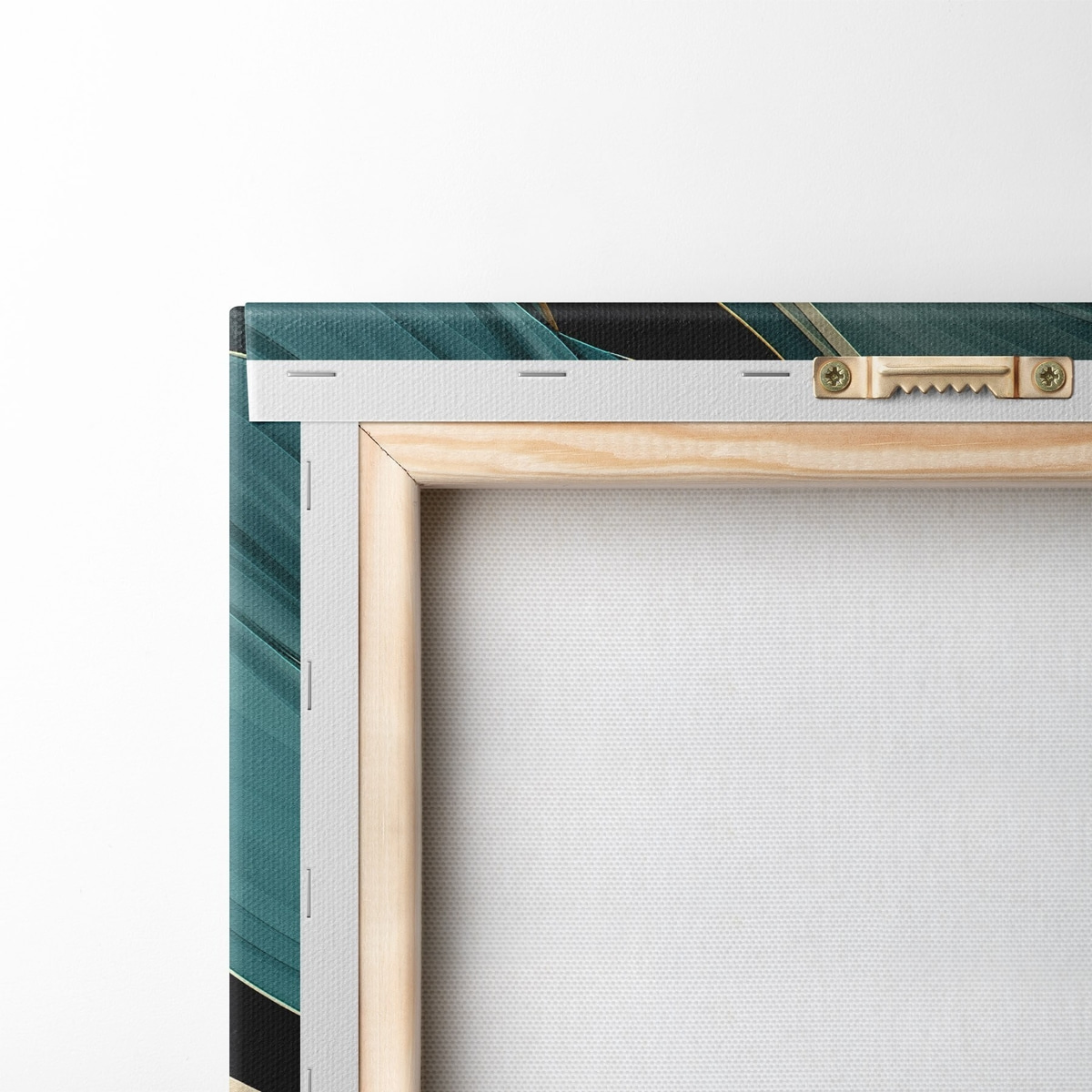 Grote abstracte bladeren — achterkant
