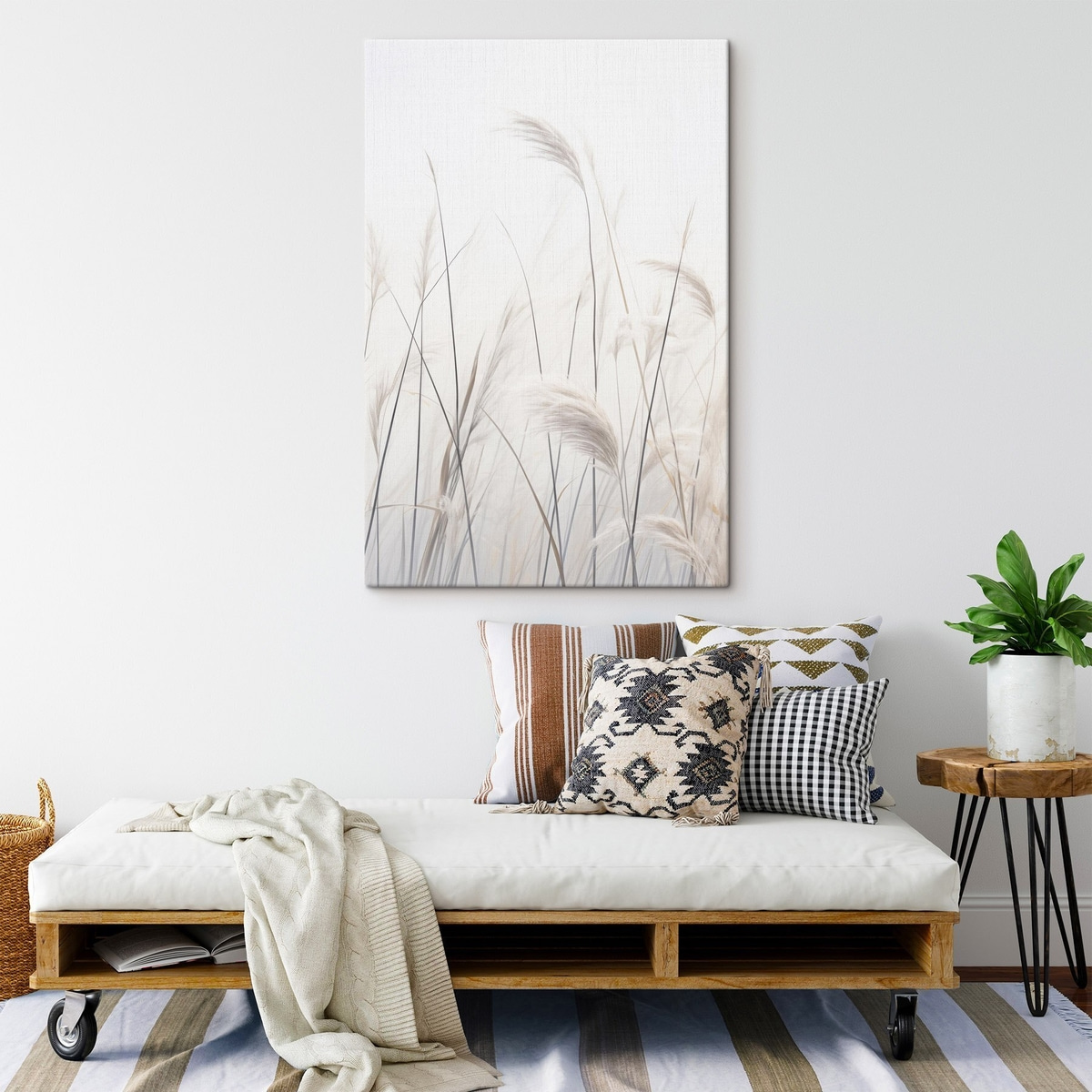 Planten op een lichte achtergrond — interieur 1
