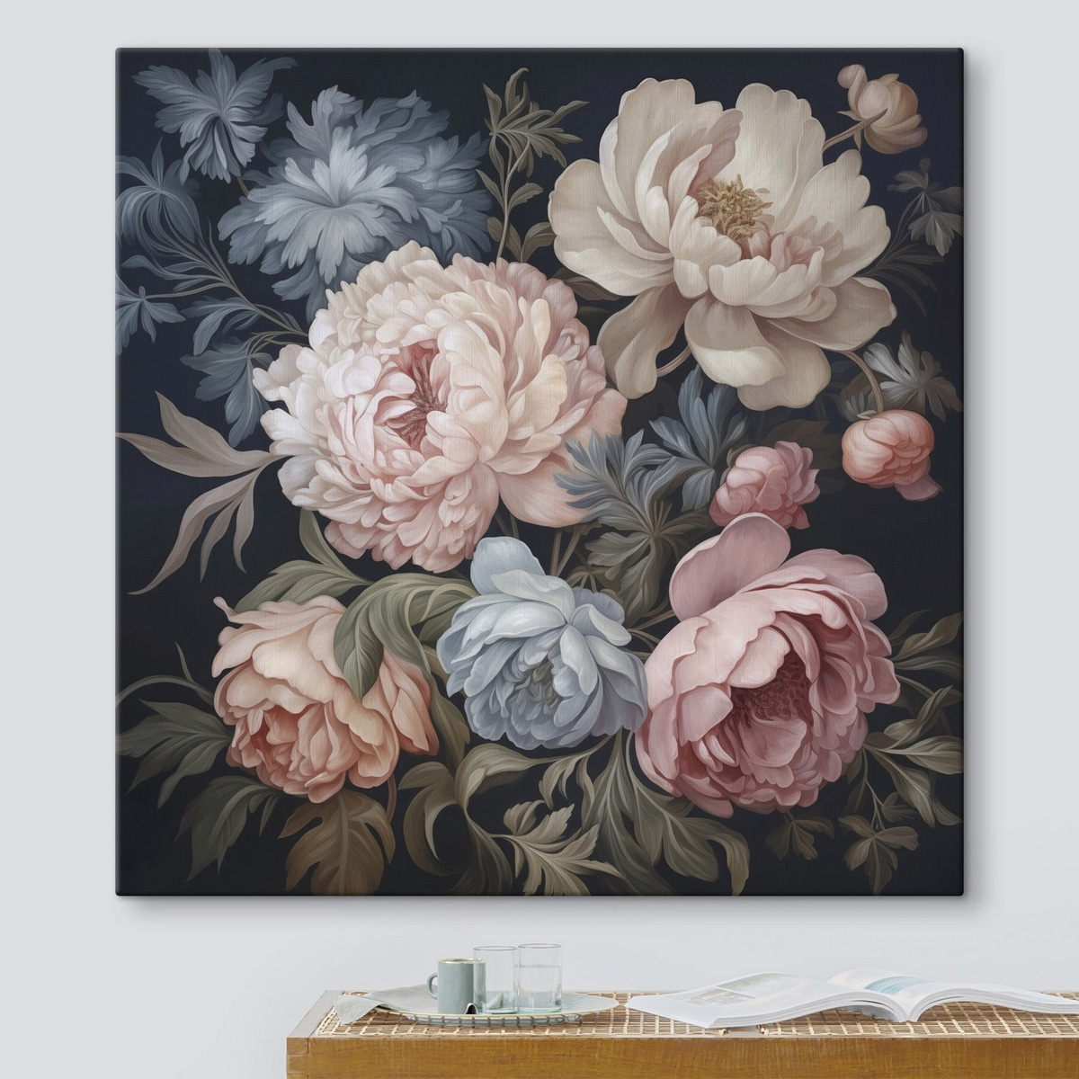 Decoratieve bloemen — interieur 1