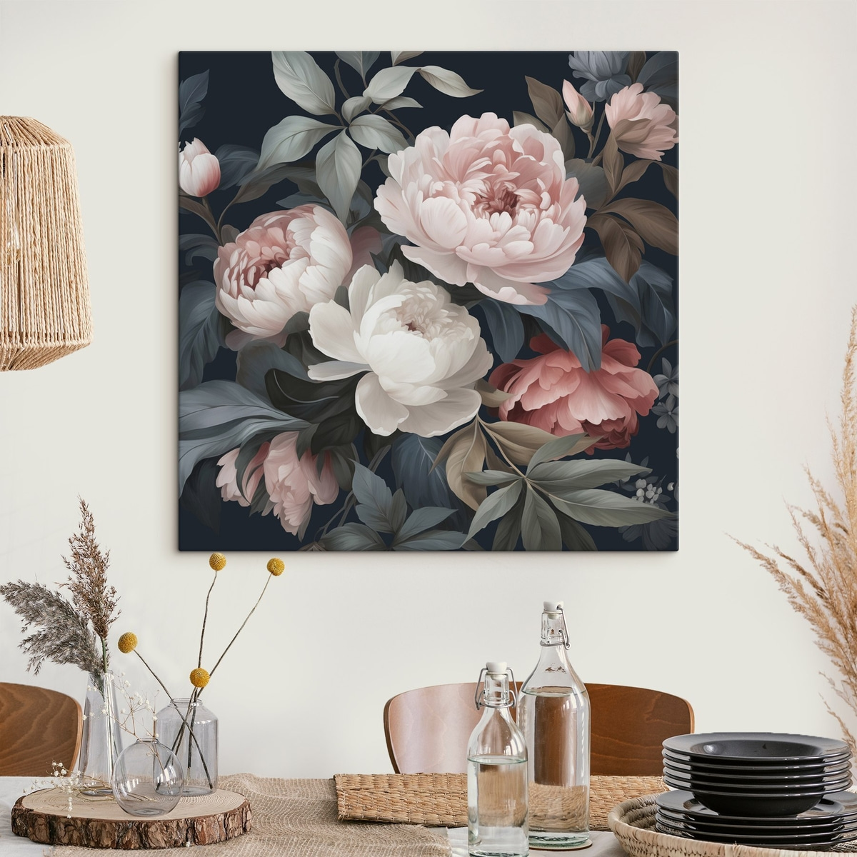Decoratieve bloemen — interieur 1