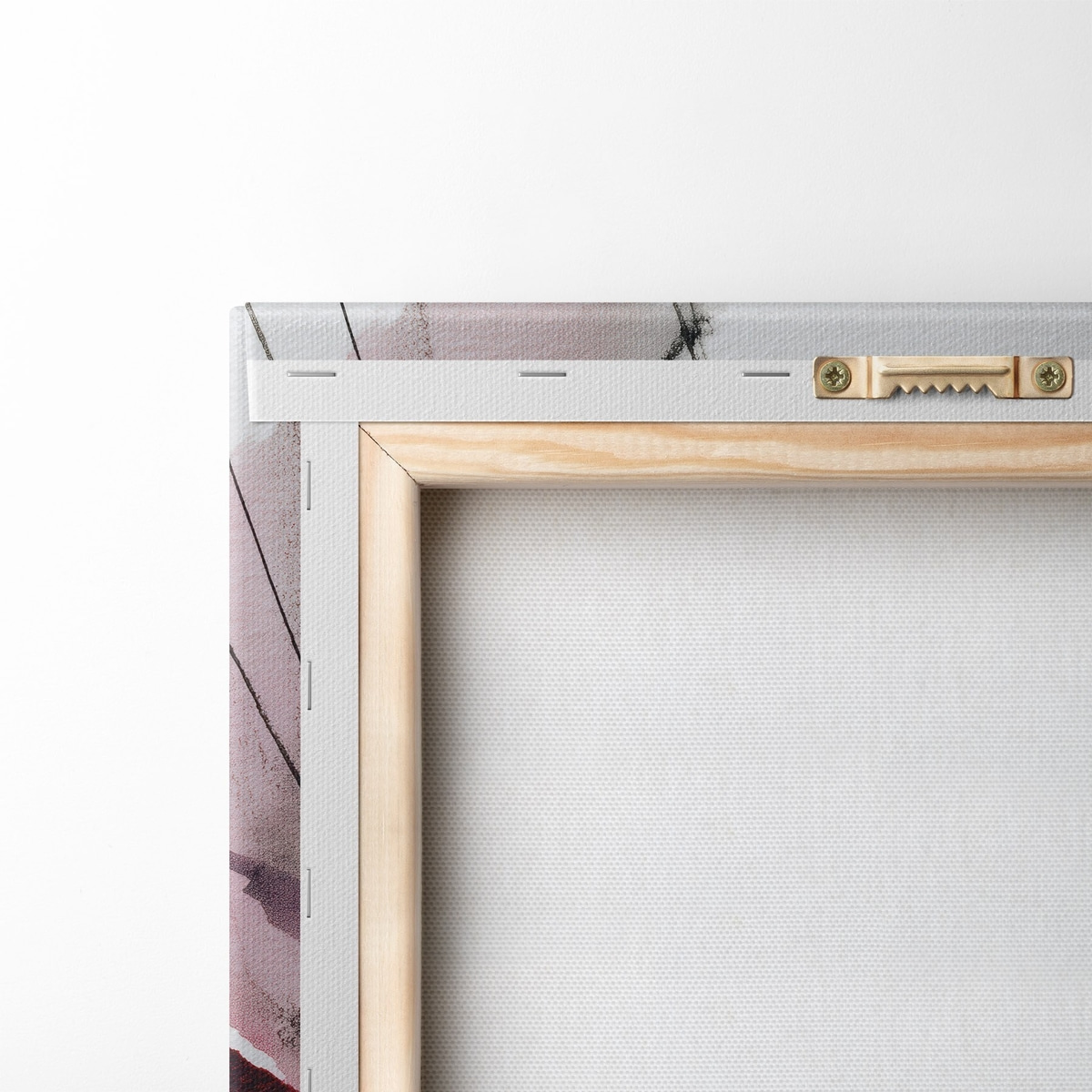 Moderne compositie van lijnen en vlekken in aquarelstijl — achterkant