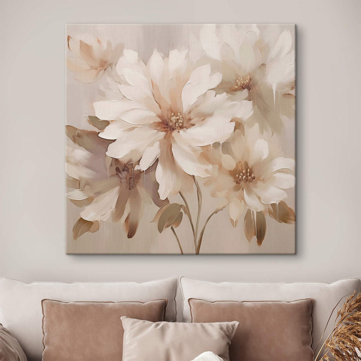 Abstracte bloemen — interieur 2