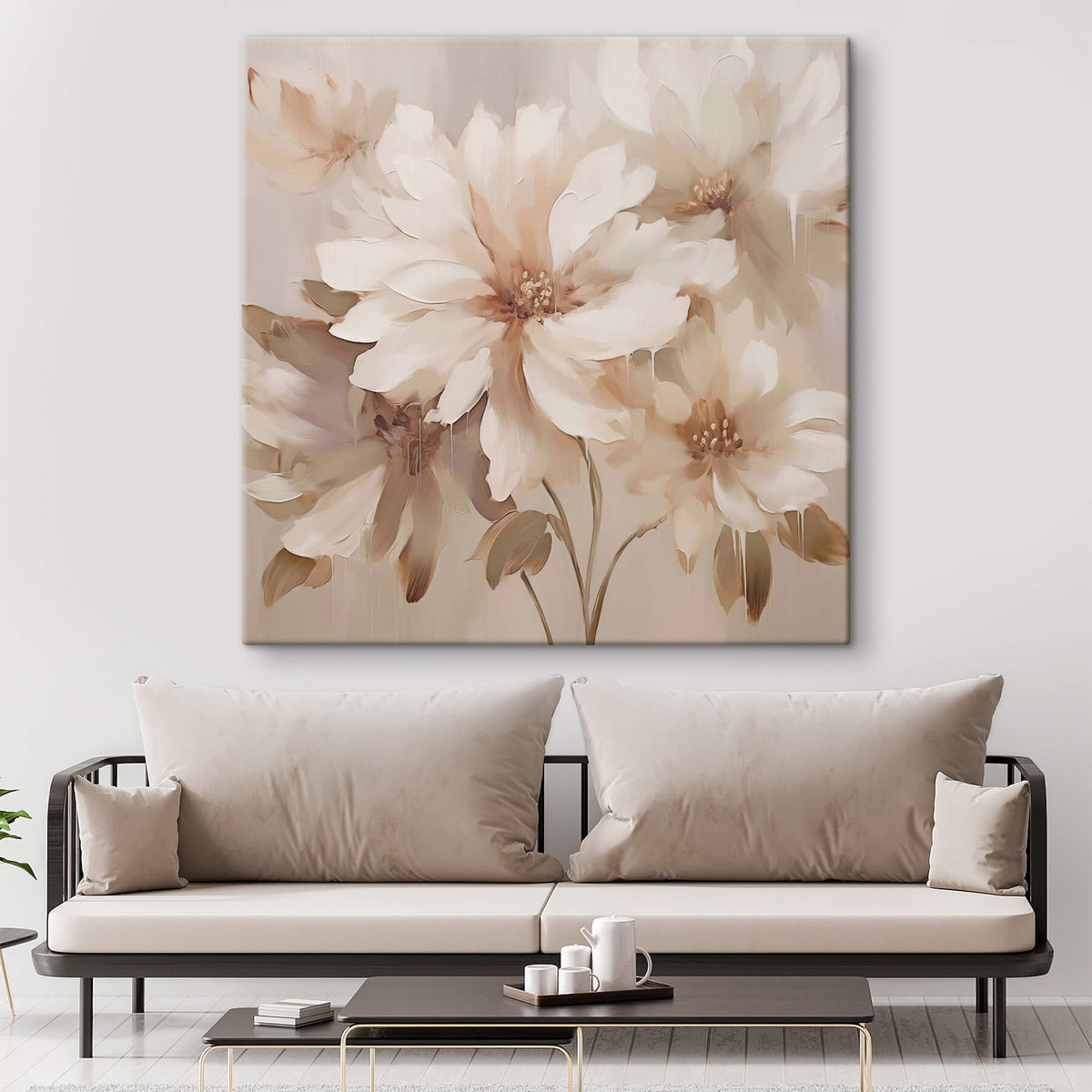 Abstracte bloemen — interieur 1