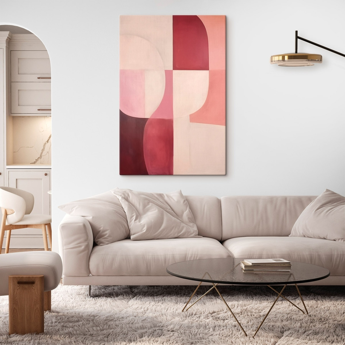 Samenstelling van vloeiende vormen — interieur 1
