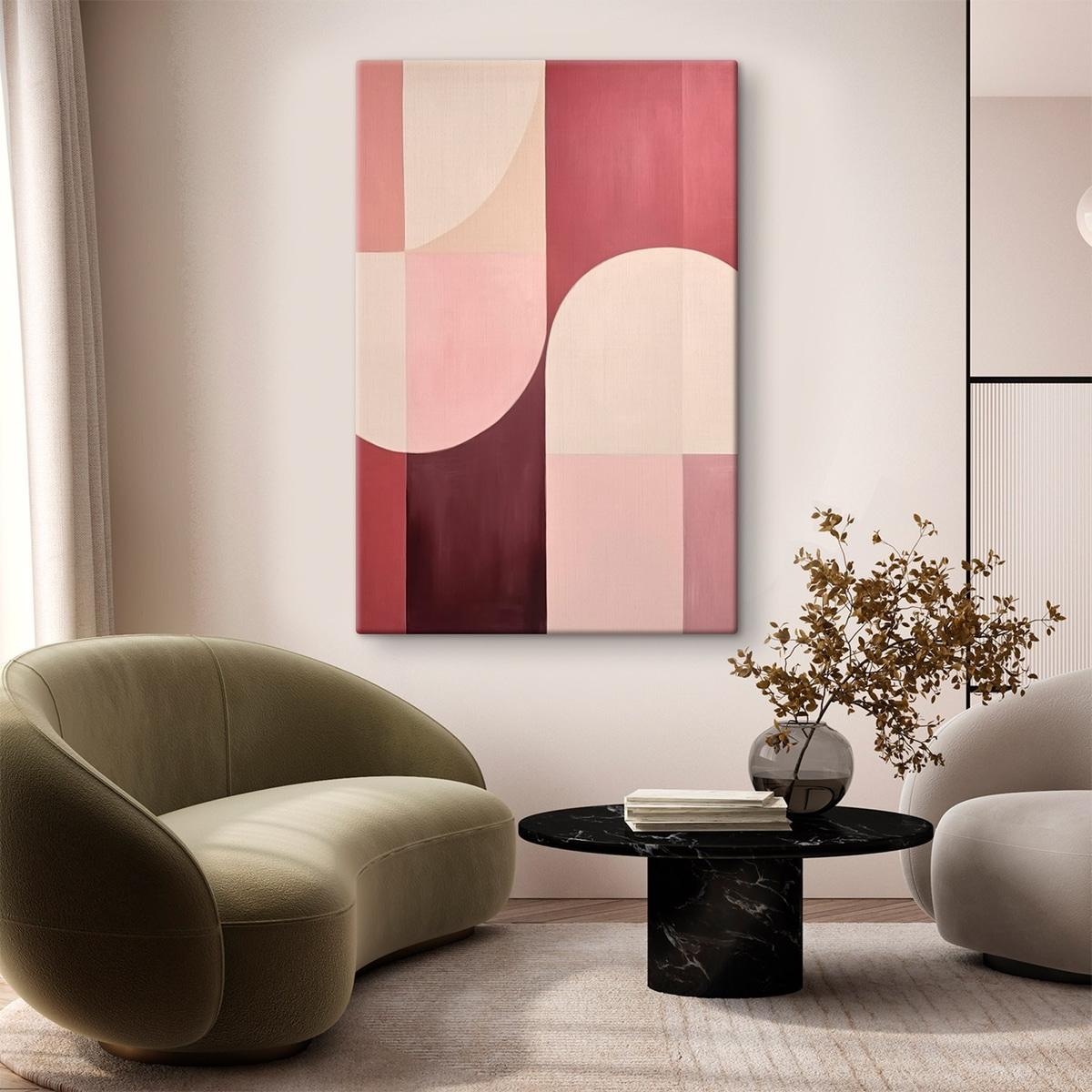 Samenstelling van vloeiende vormen — interieur 2