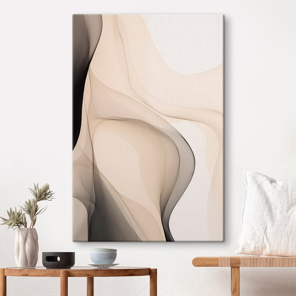 Zachte golven in neutrale tinten — interieur 2