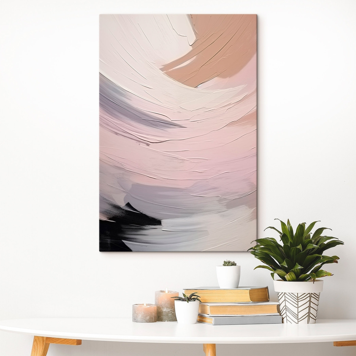 Abstracte penseelstreken — interieur 1