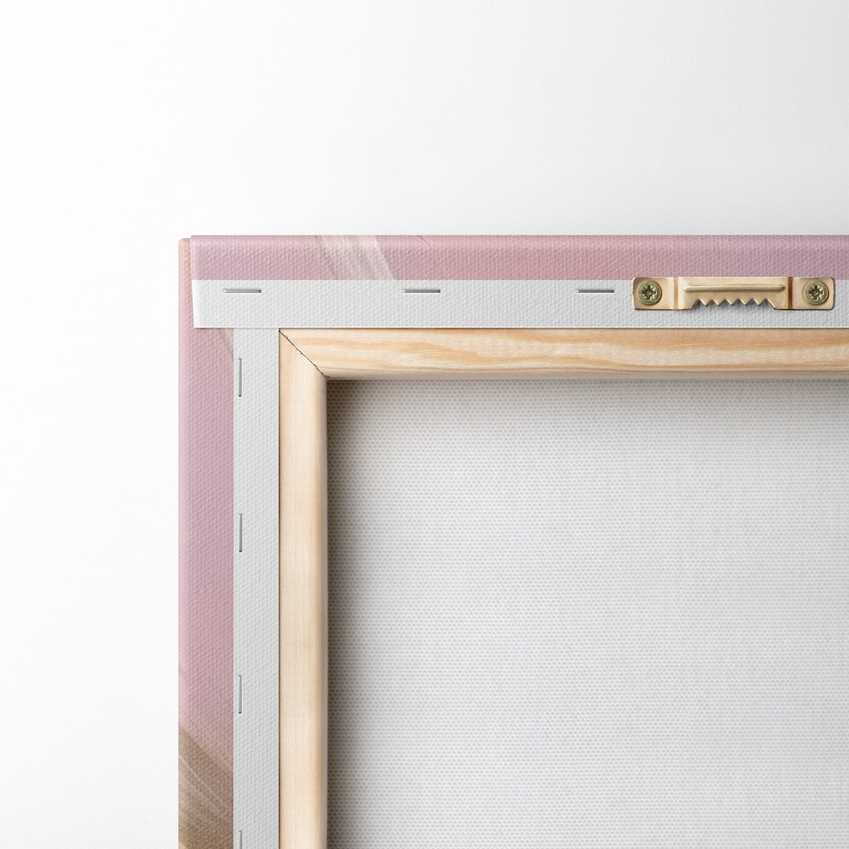 Abstracte penseelstreken — achterkant