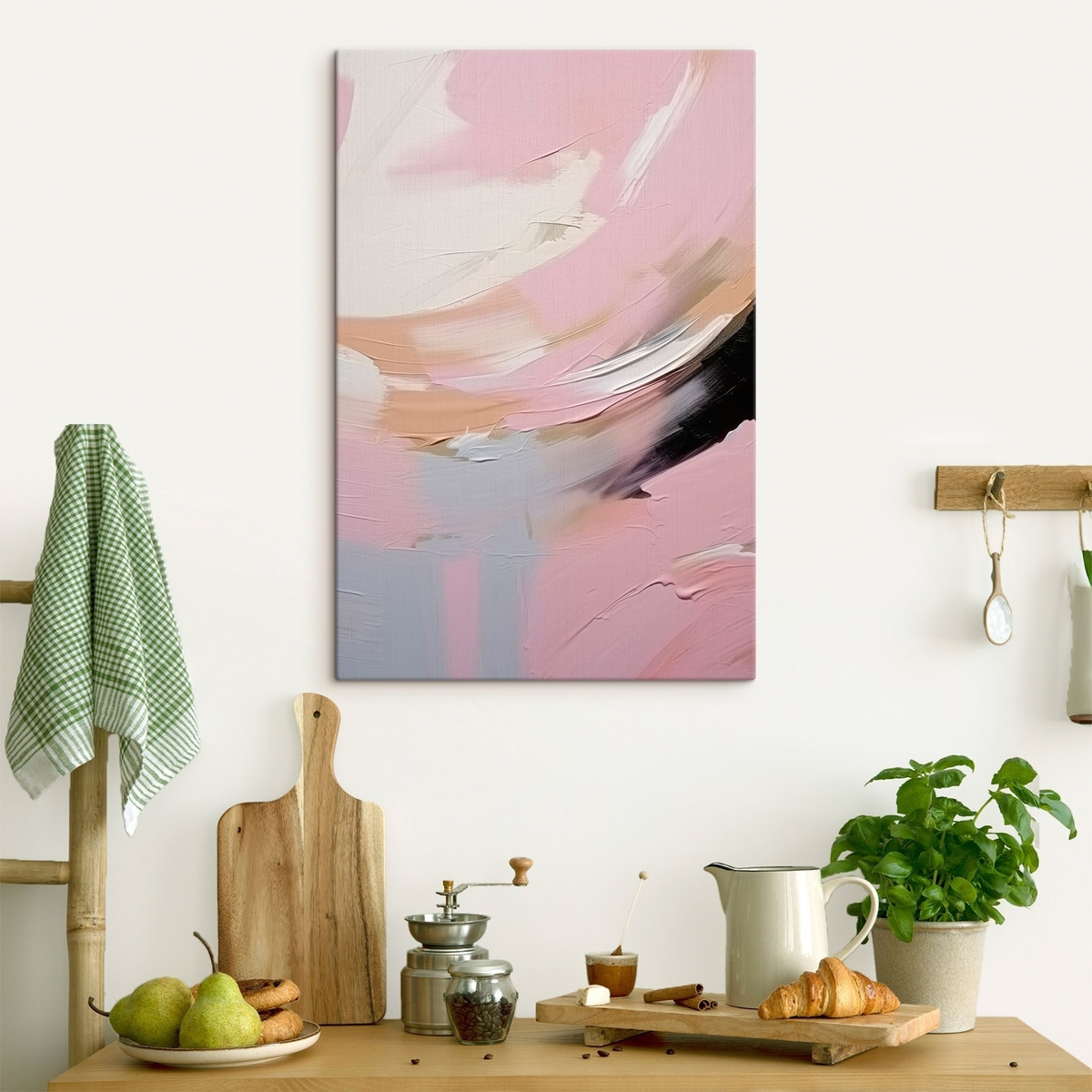 Abstracte penseelstreken — interieur 2