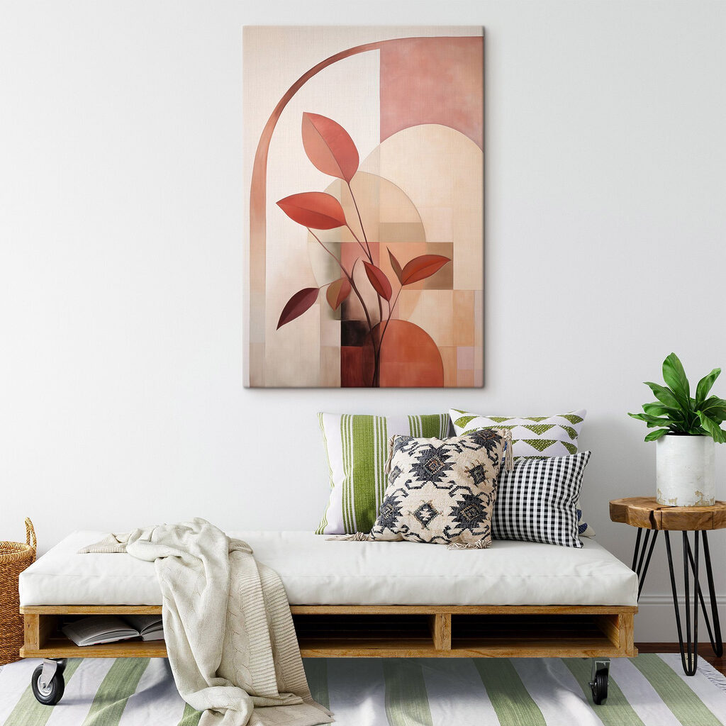 Schilderij van een plant — interieur 2