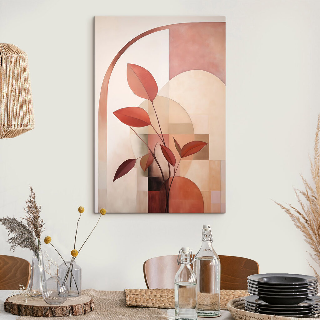 Schilderij van een plant — interieur 1