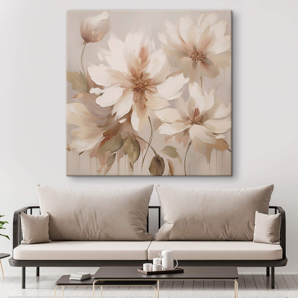 Abstracte bloemen — interieur 1