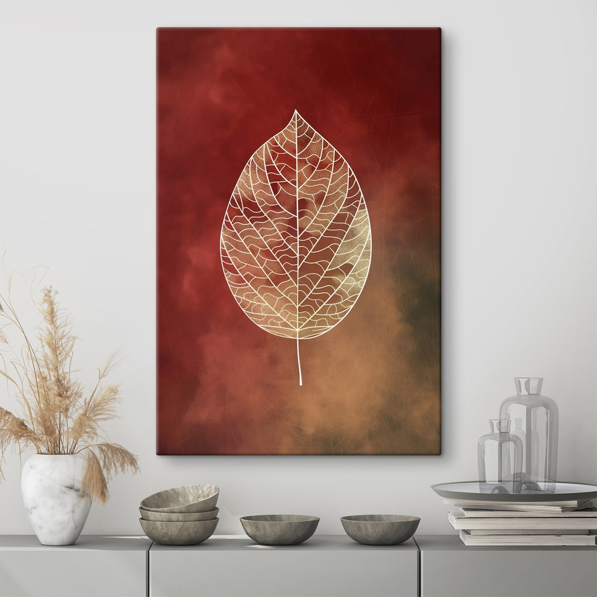 Bladeren in verschillende kleuren — interieur 1