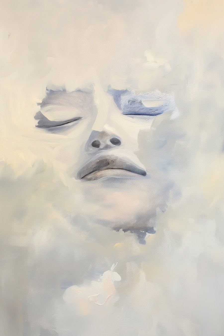 Koppel in de wolken — volledig ontwerp