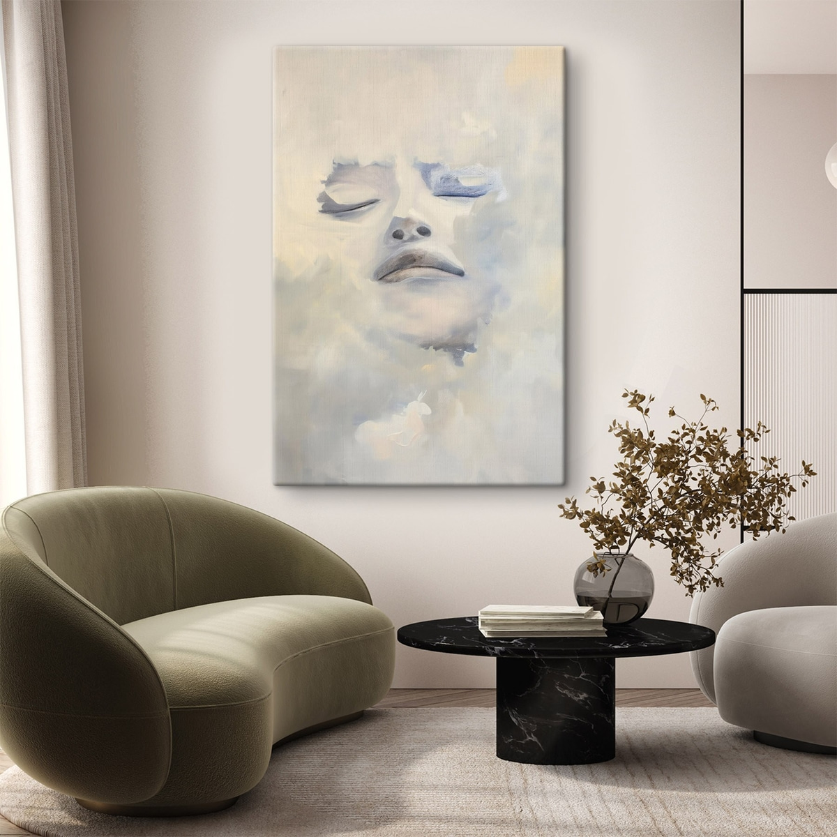 Koppel in de wolken — interieur 2