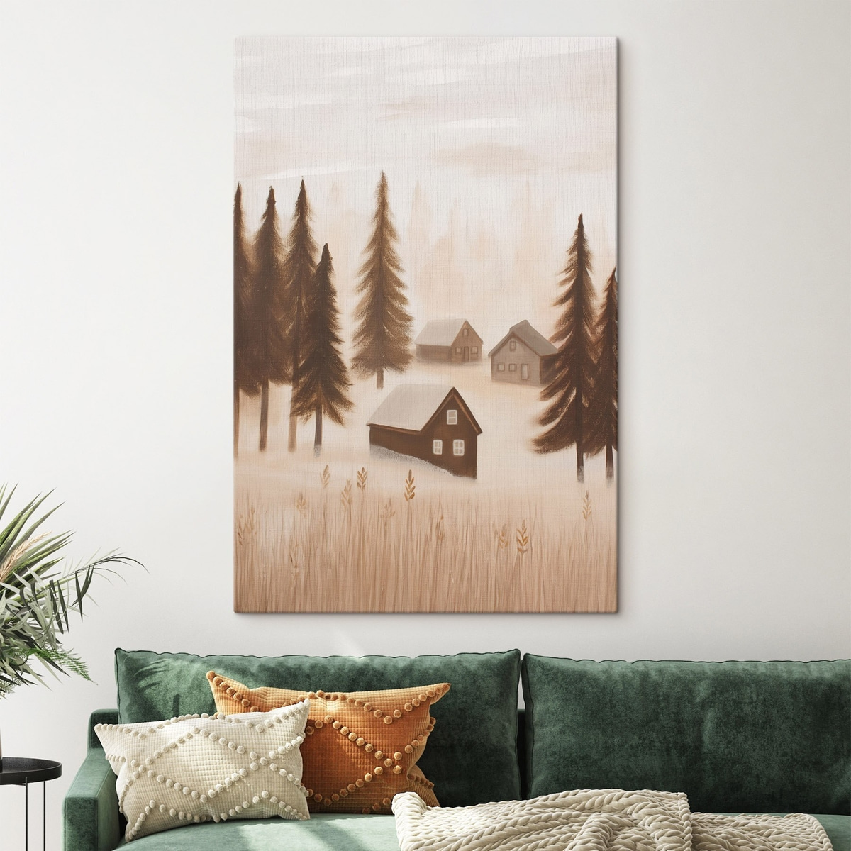 Huizen in het bos — interieur 1