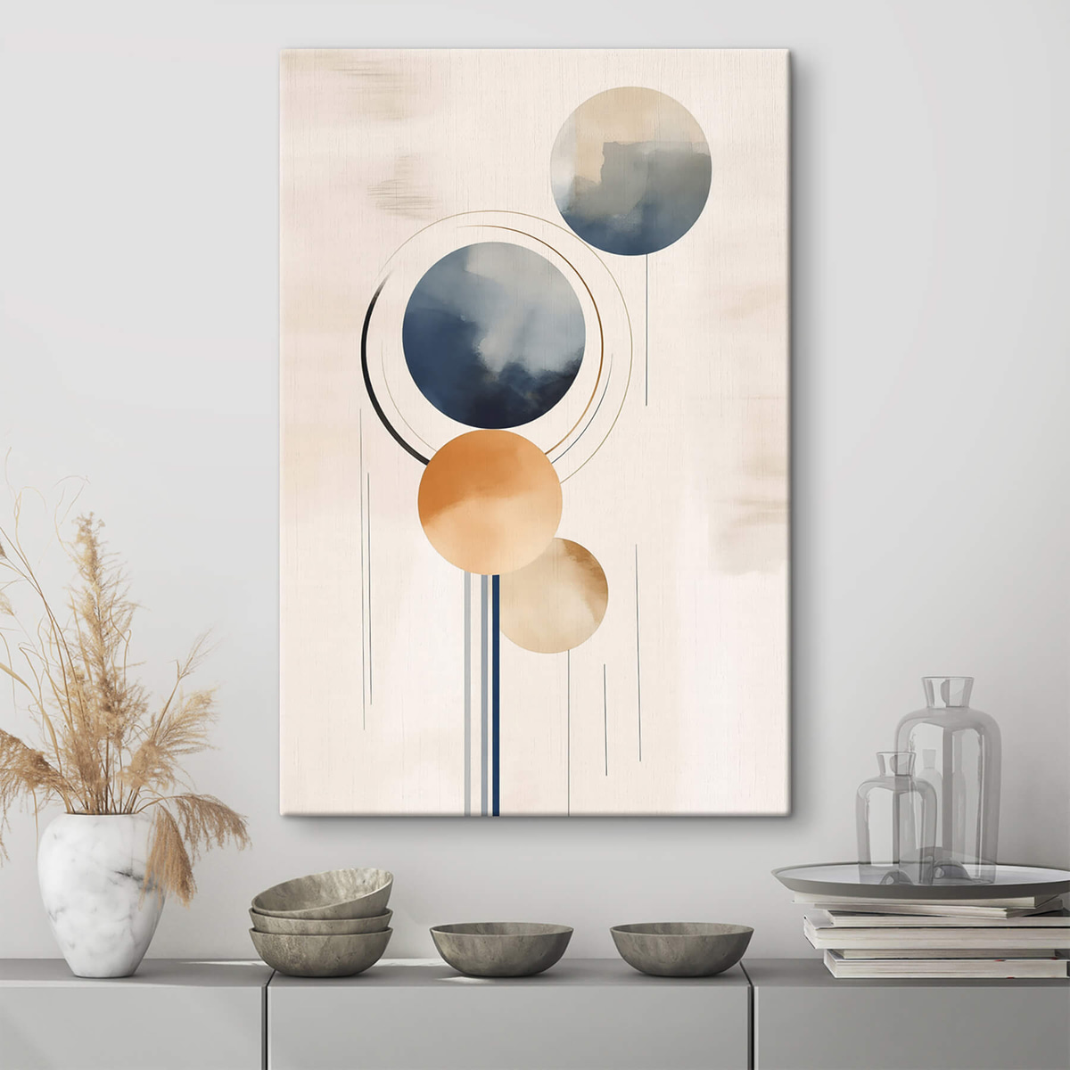 Abstractie met bollen — interieur 1