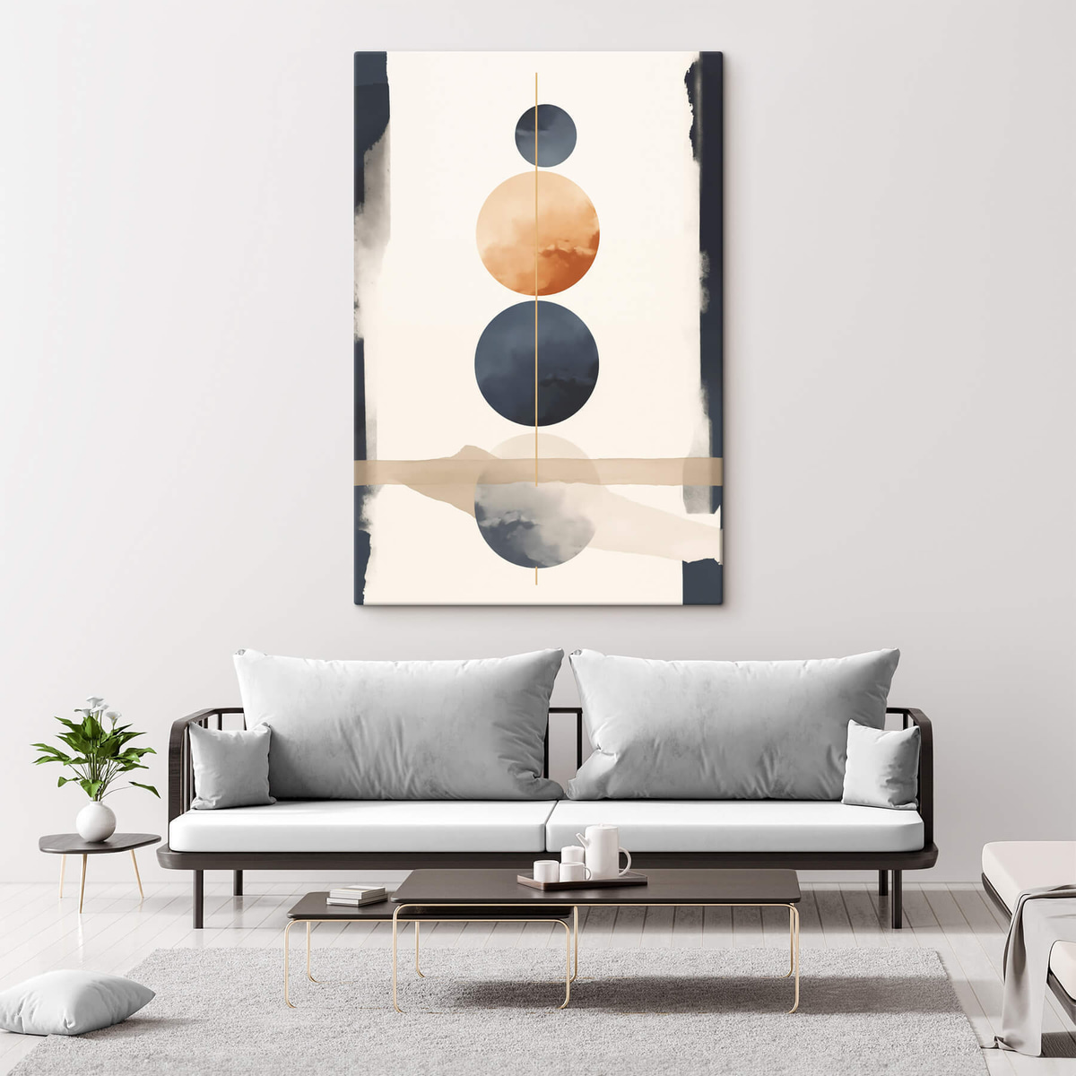 Abstractie met bollen — interieur 1