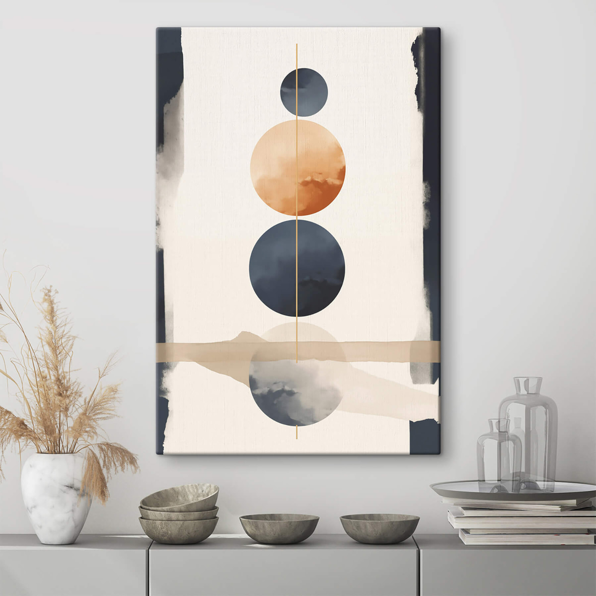 Abstractie met bollen — interieur 3
