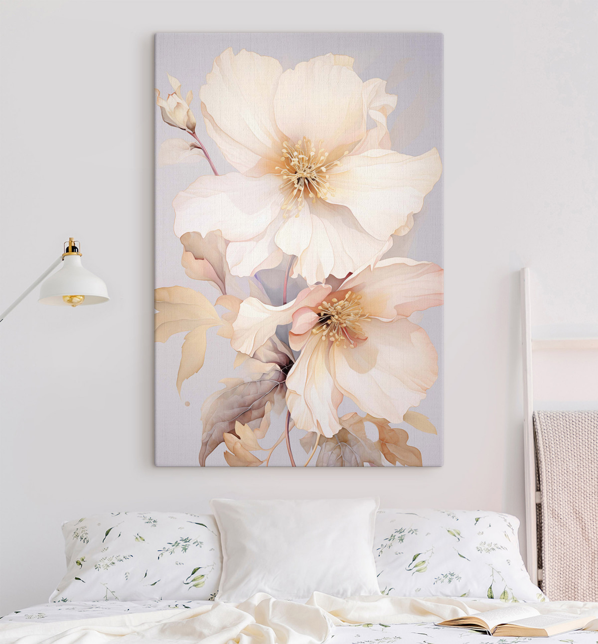 Grote abstracte bloem — interieur 1