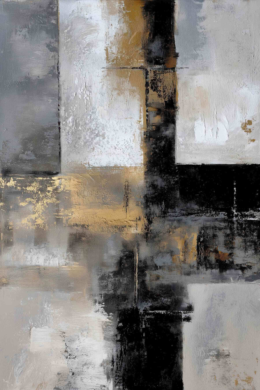 Schilderij van een kruis — volledig ontwerp