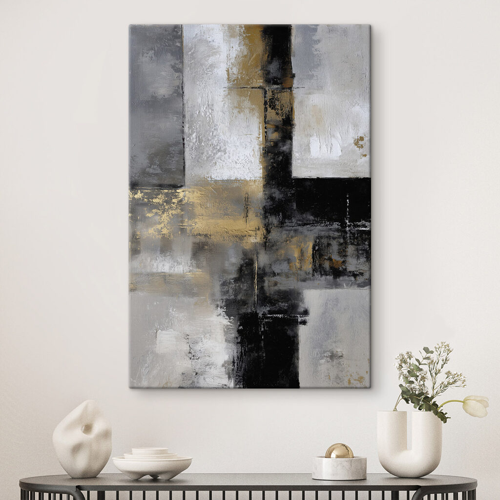 Schilderij van een kruis — interieur 1