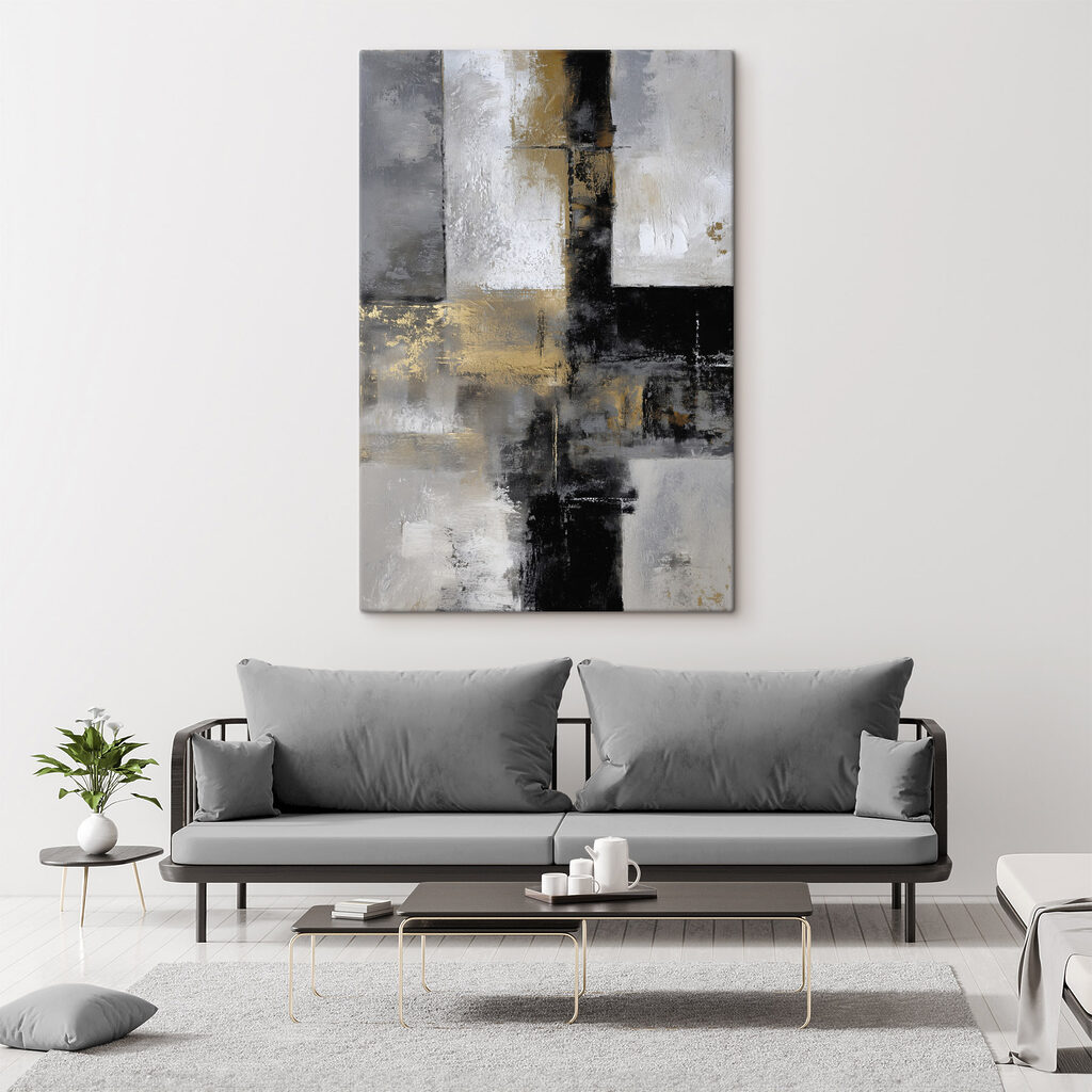 Schilderij van een kruis — interieur 2