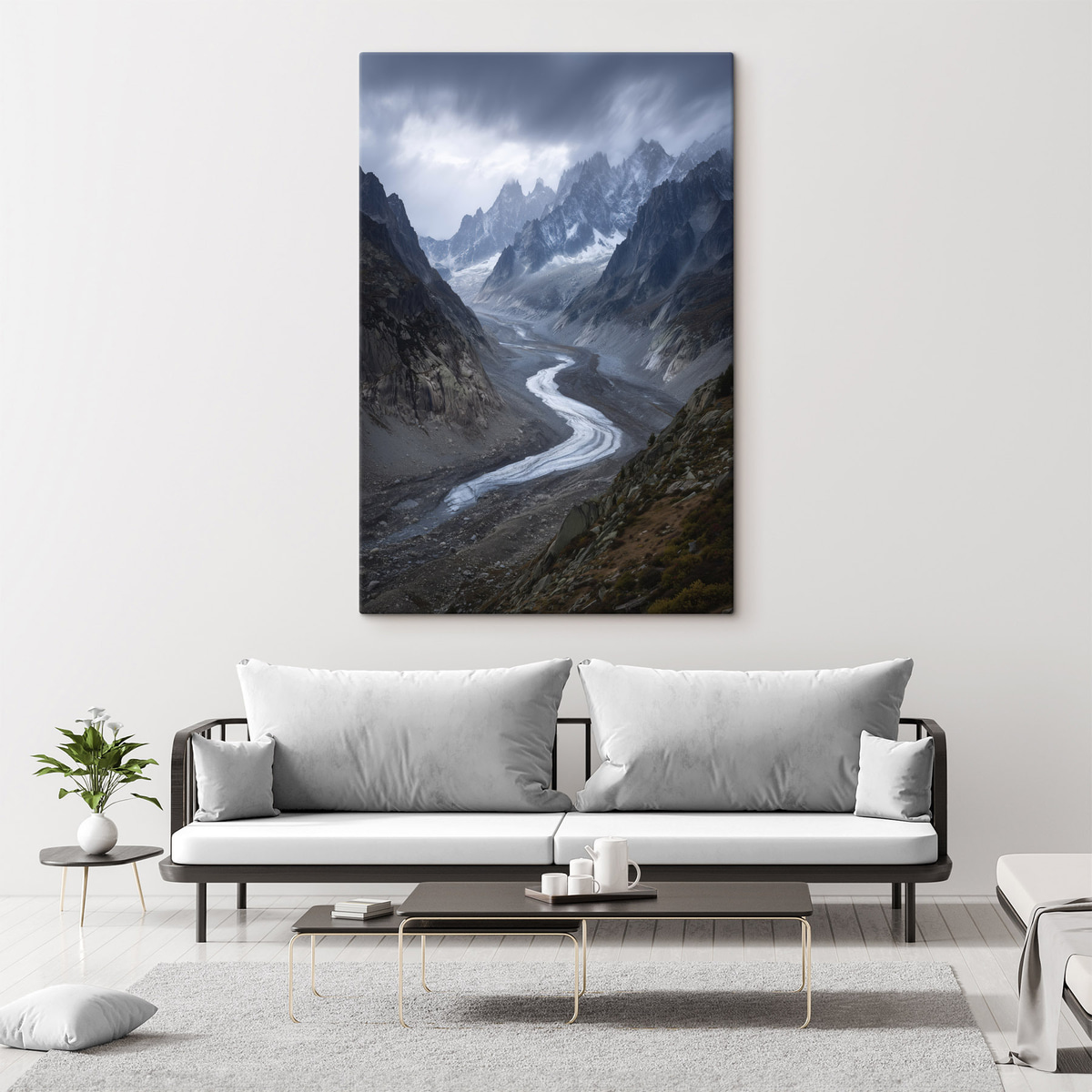 berglandschap met wolken — interieur 2