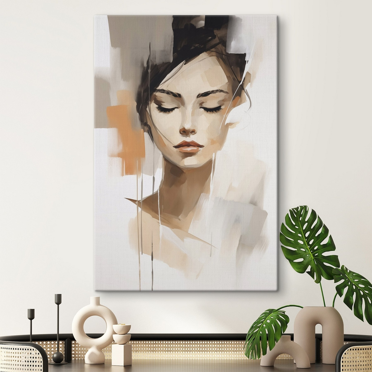 Portret van een meisje — interieur 2