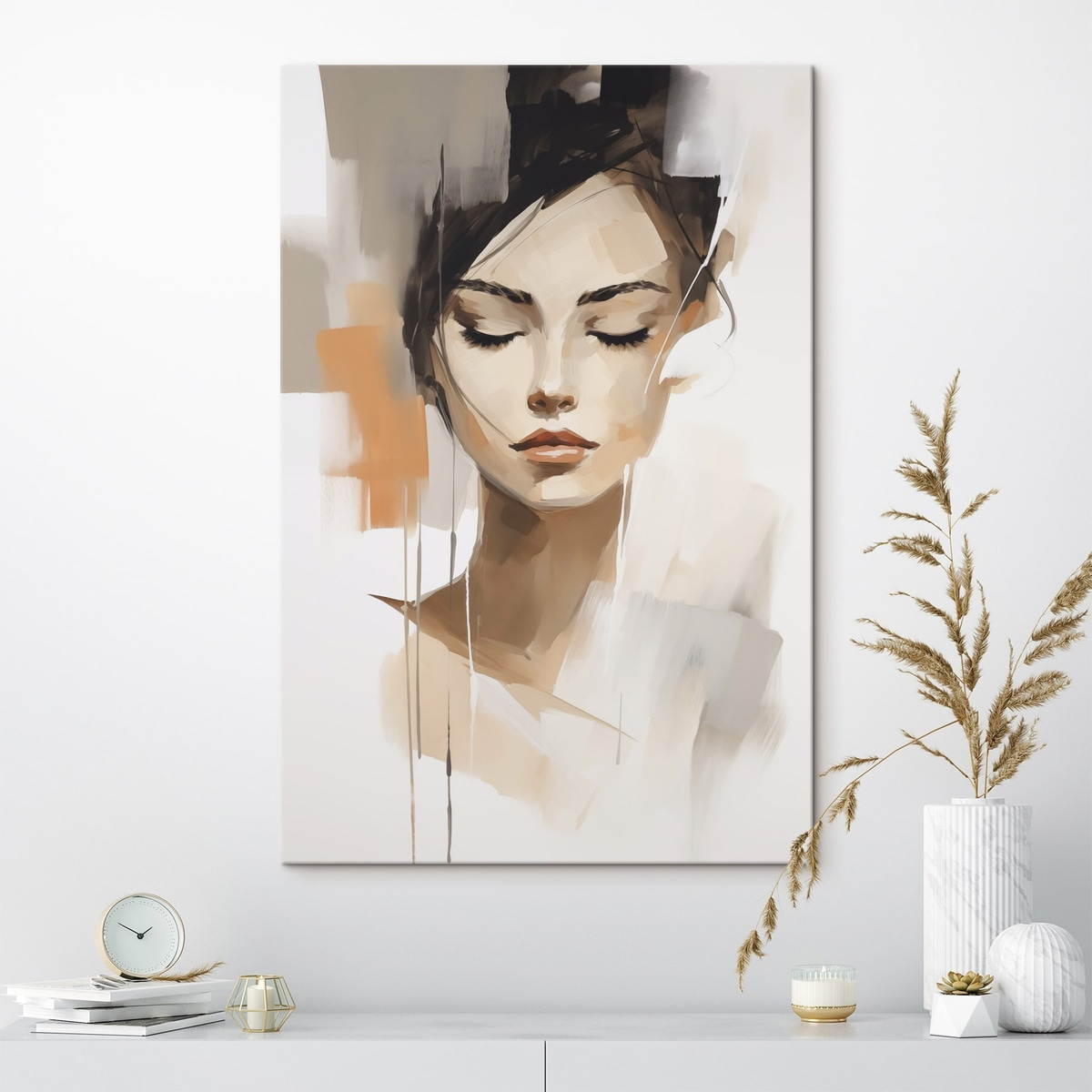 Portret van een meisje — interieur 1