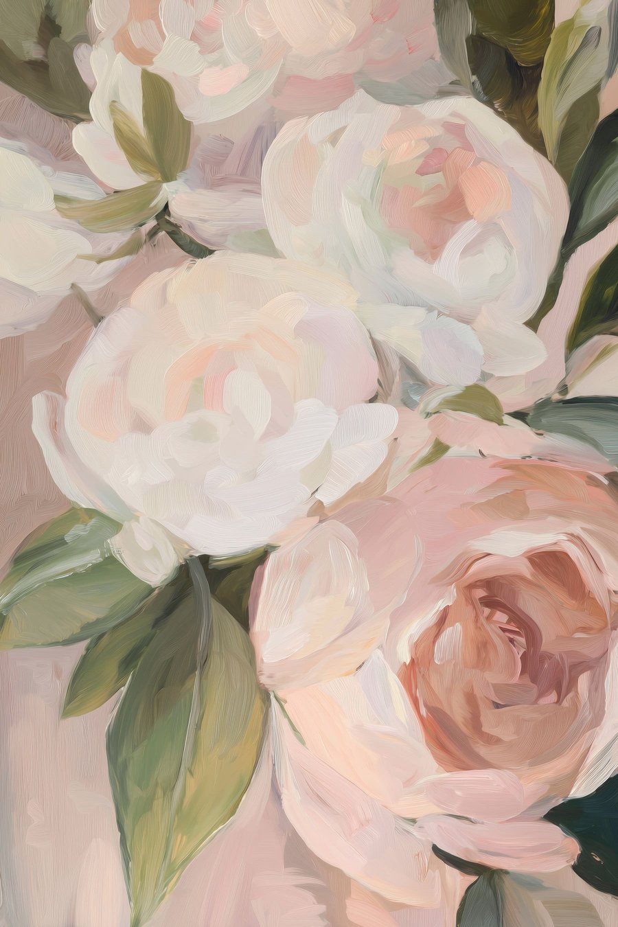 Abstract boeket bloemen — volledig ontwerp