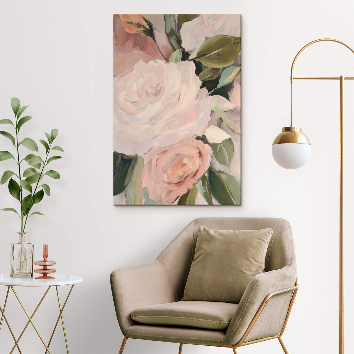 Abstract boeket bloemen — interieur 1