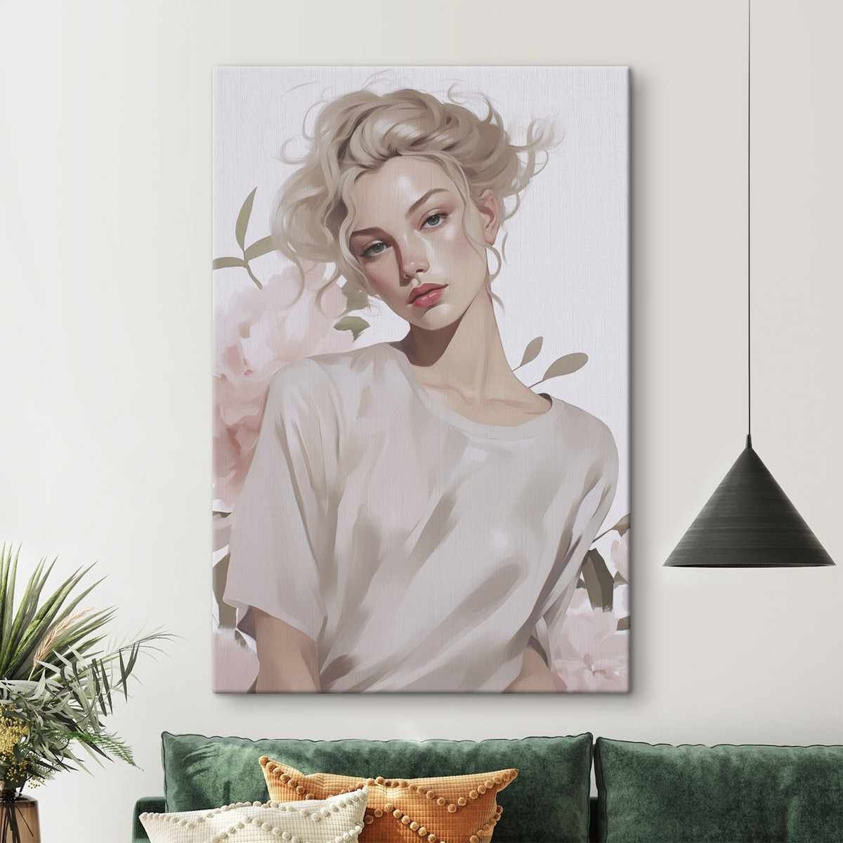 Portret van een meisje — interieur 2