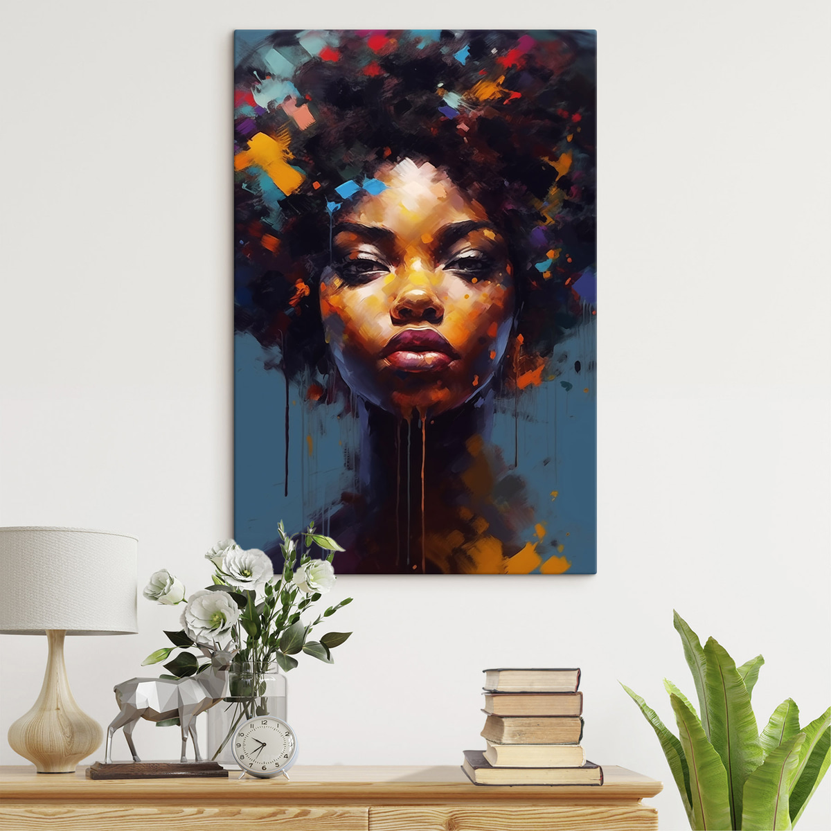 Abstract portret — interieur 1