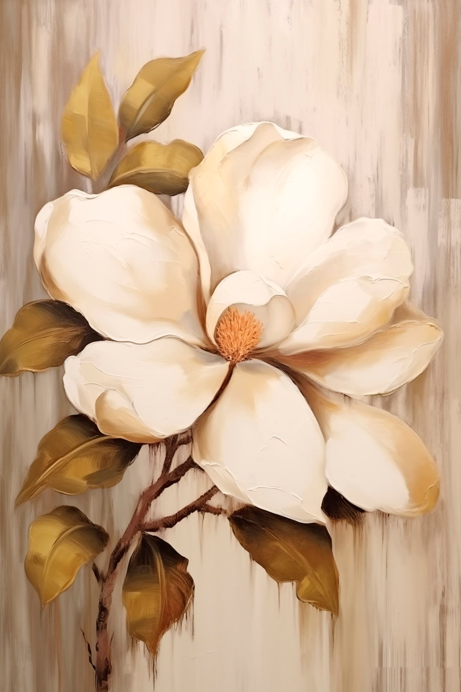 Abstracte bloem — volledig ontwerp