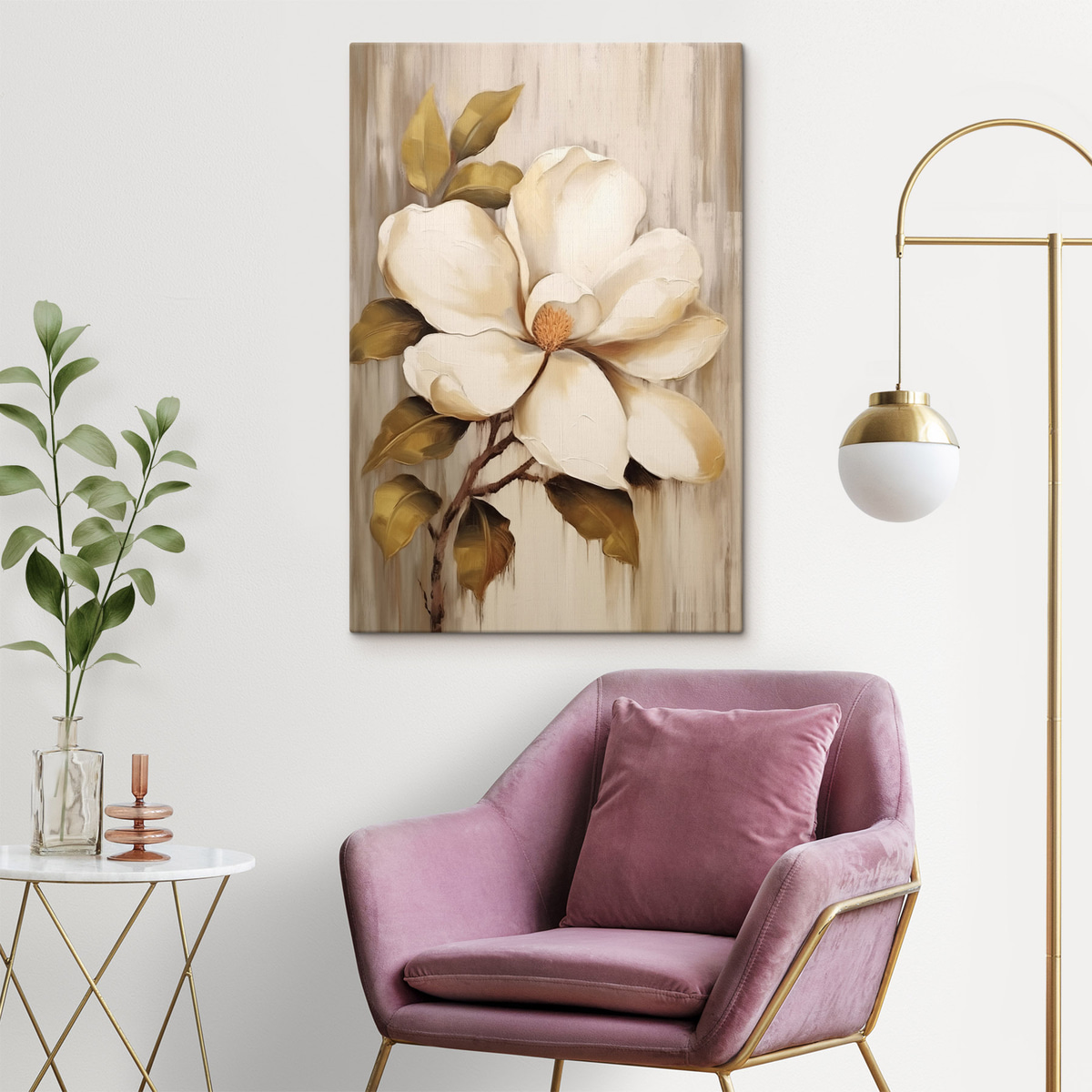 Abstracte bloem — interieur 1