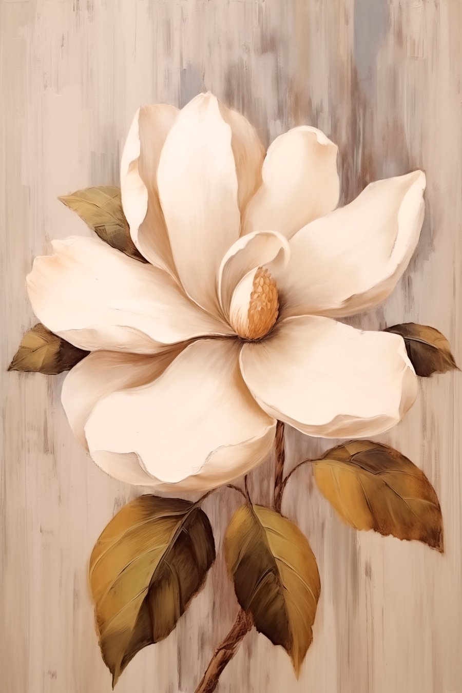 Abstracte bloem — volledig ontwerp