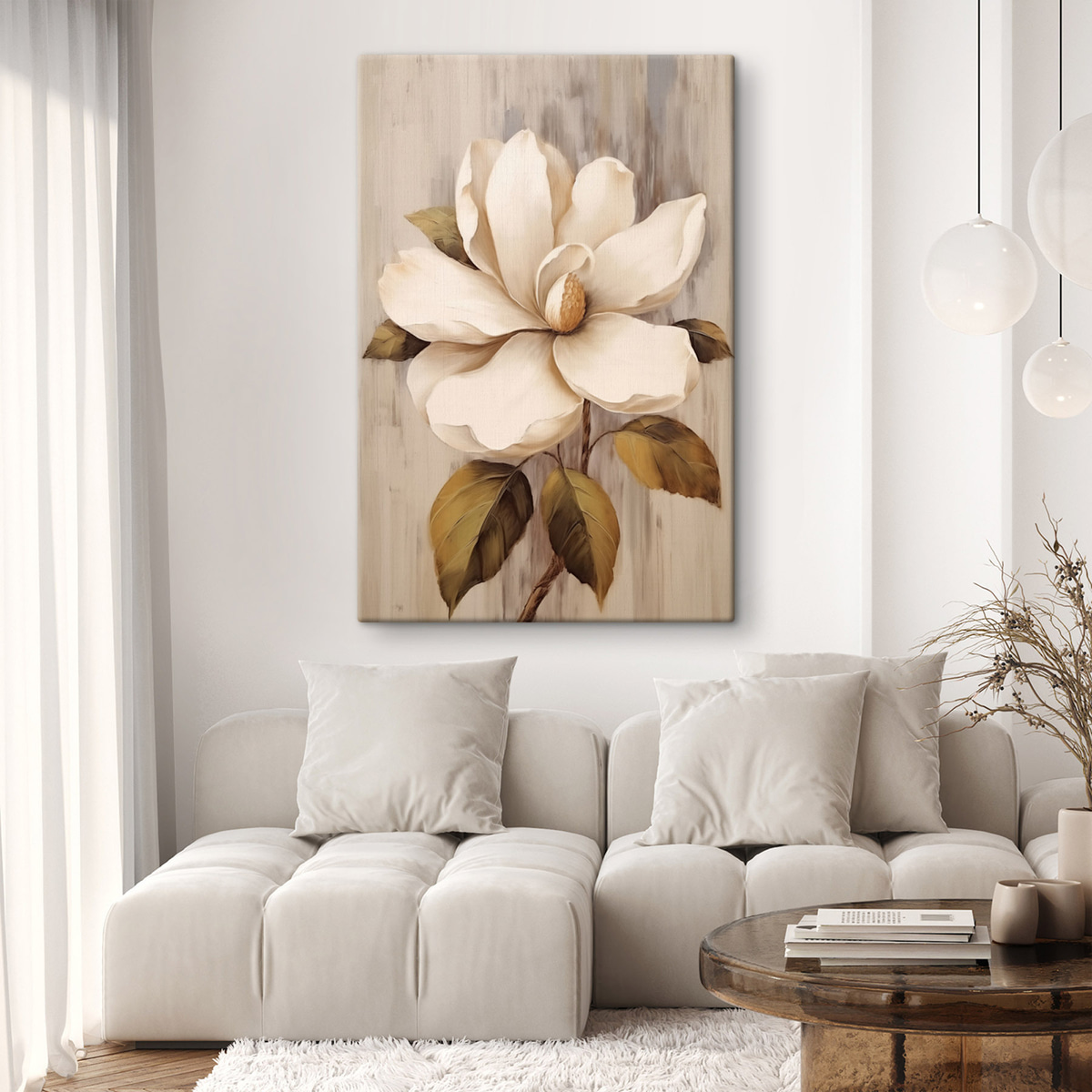 Abstracte bloem — interieur 1