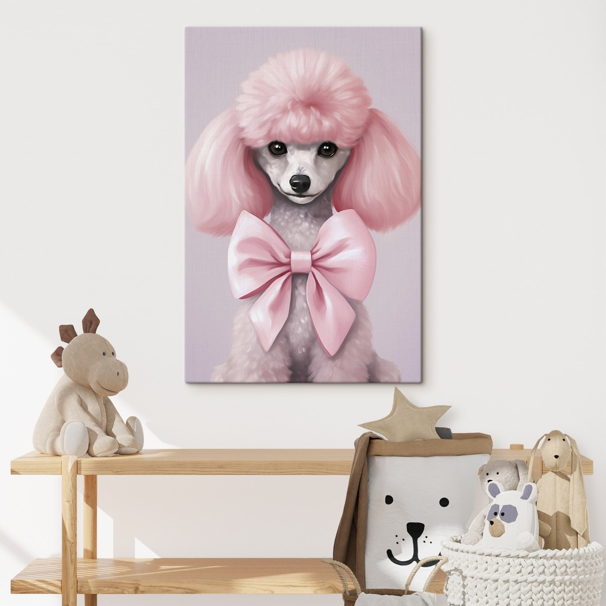 Poedel met strik — interieur 2