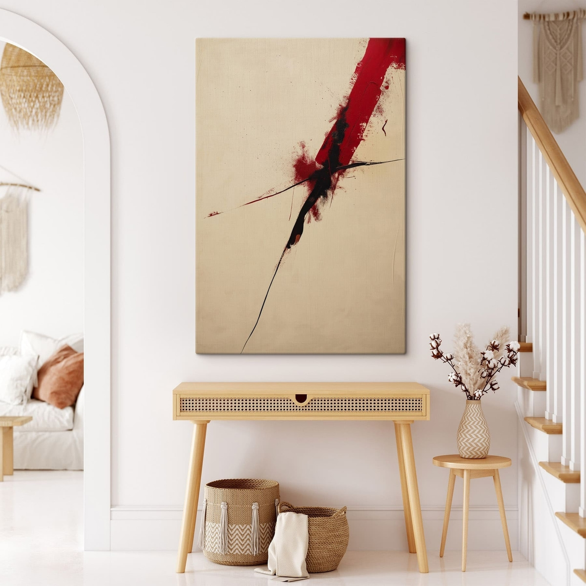 Rood accent — interieur 2