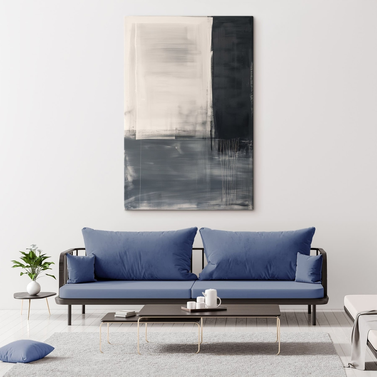 Na de storm in een interieur