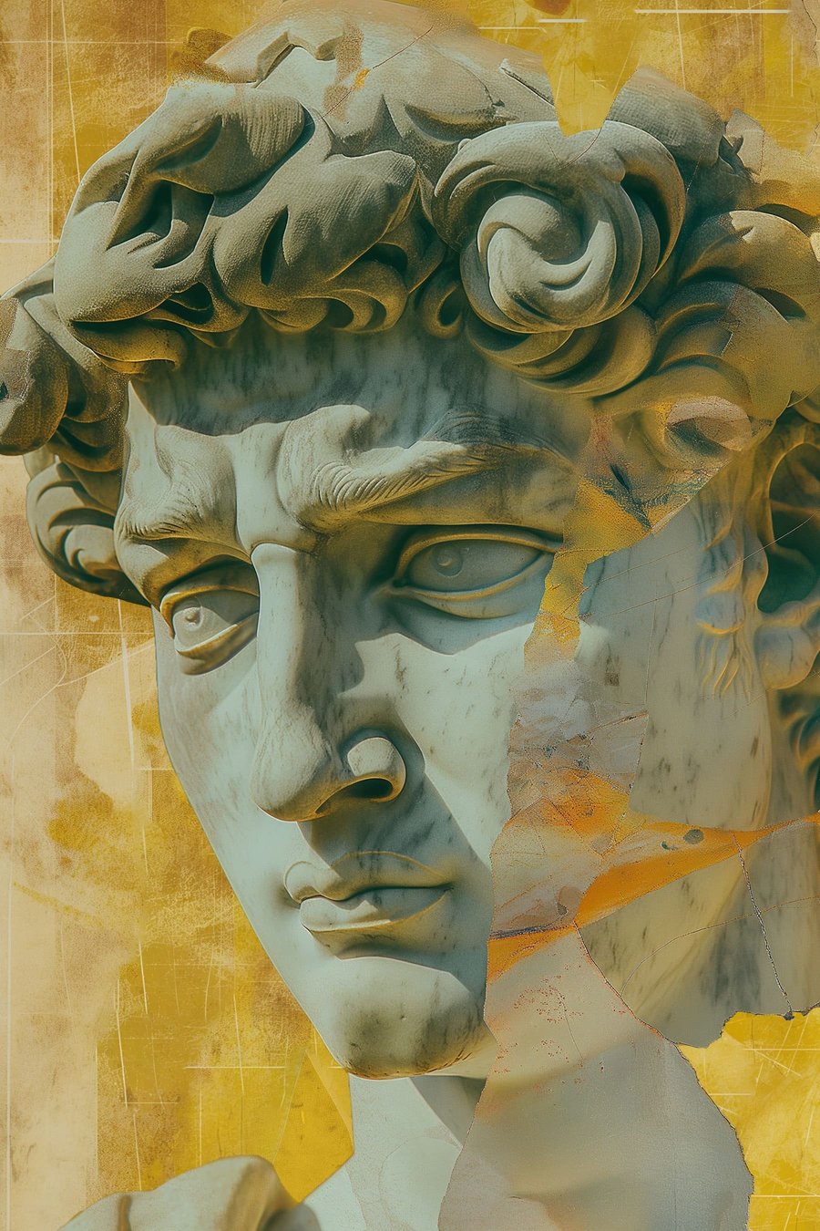 Antiek portret — volledig ontwerp