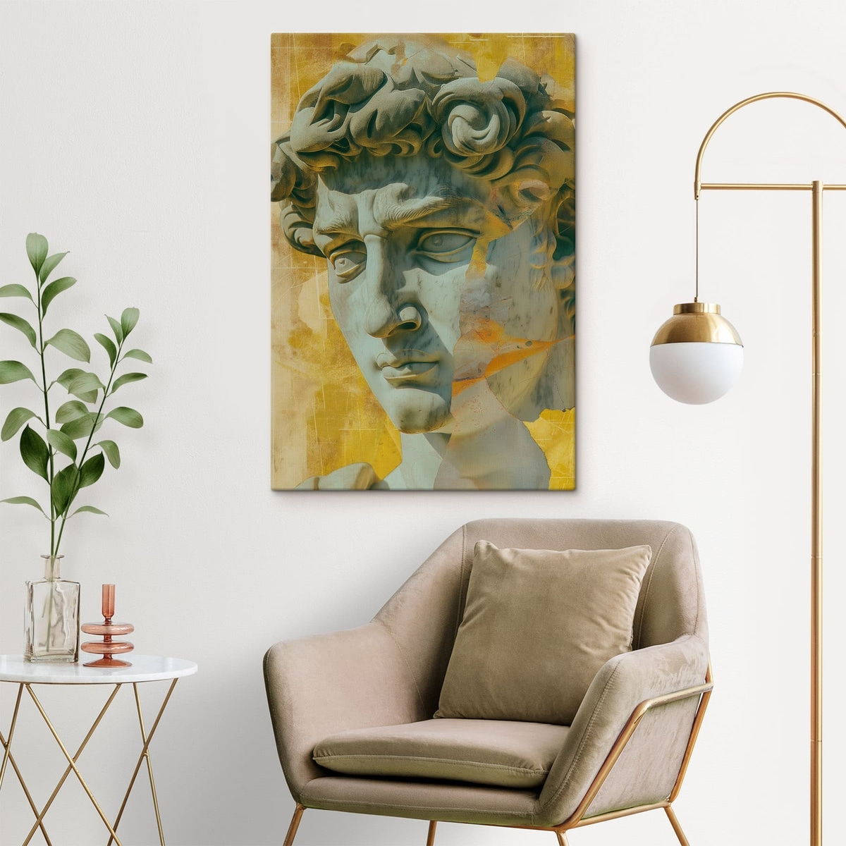 Antiek portret — interieur 1