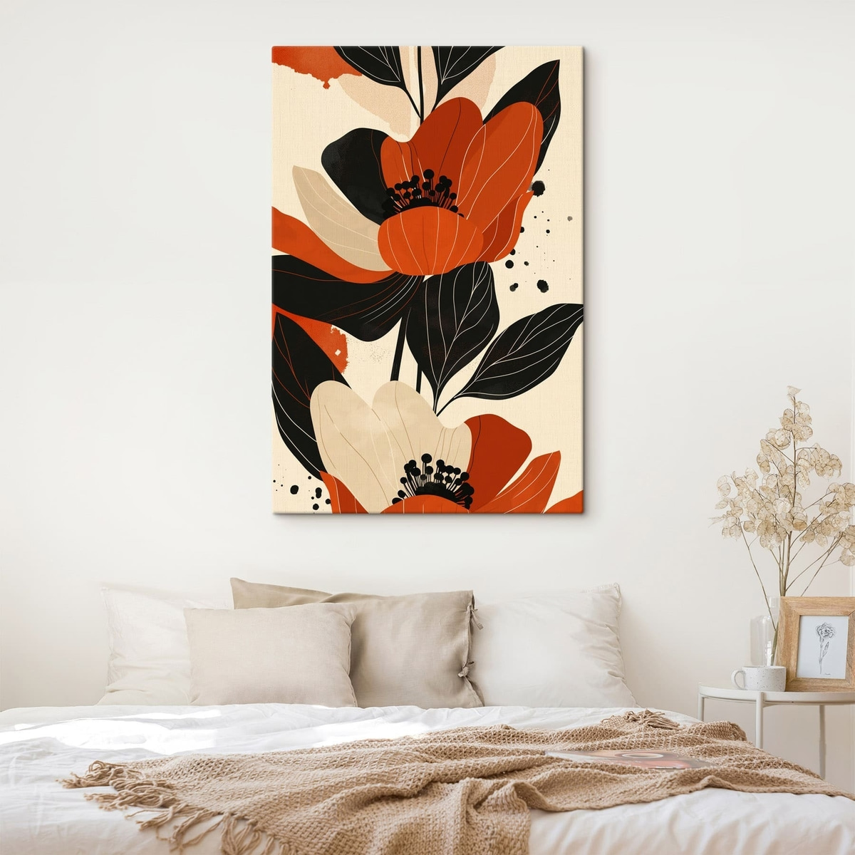 Grote kleurrijke bloemen — interieur 2