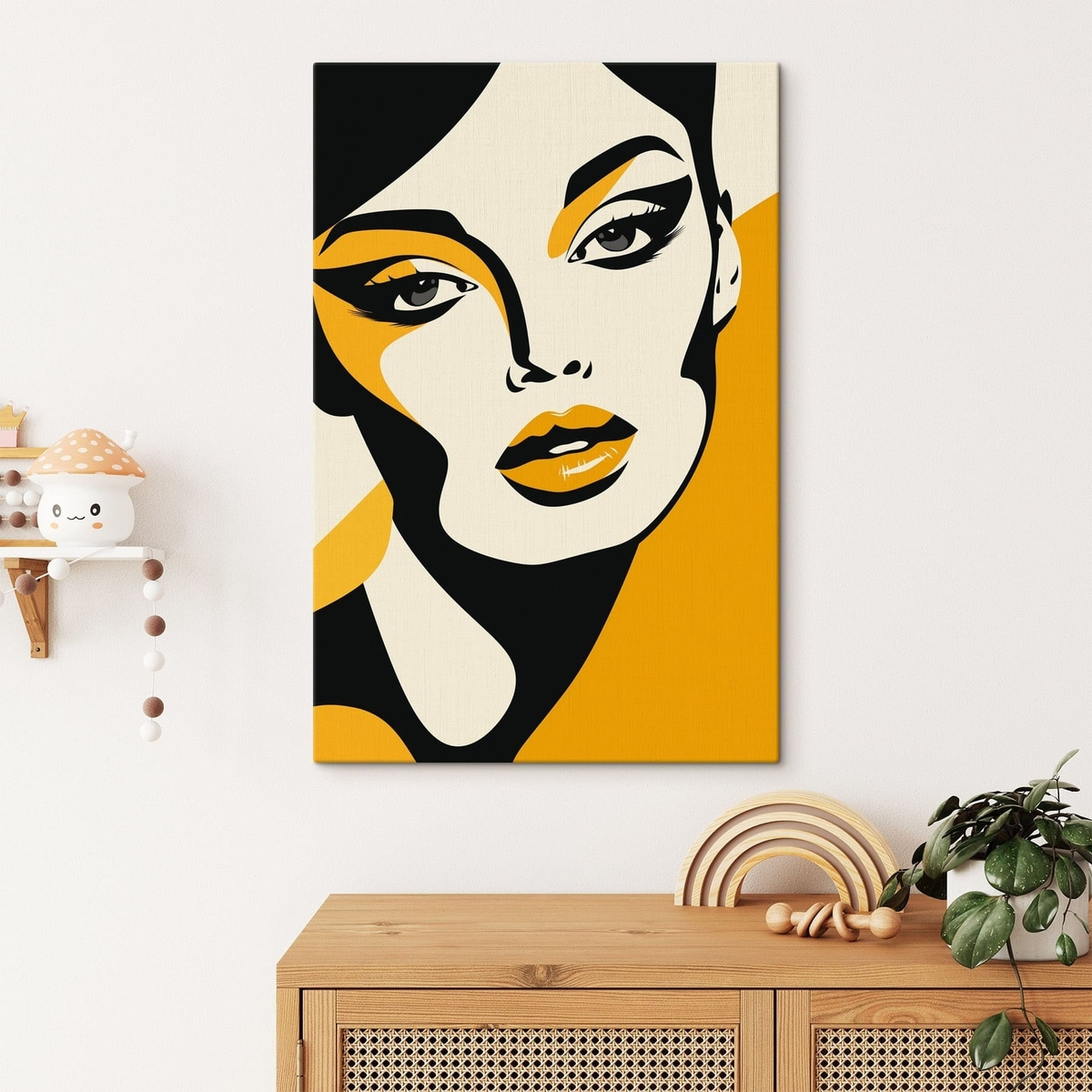 Popartvrouw — interieur 2