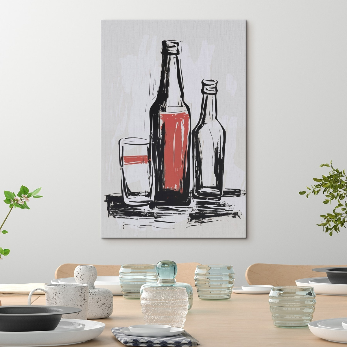 Flessen en glas — interieur 2