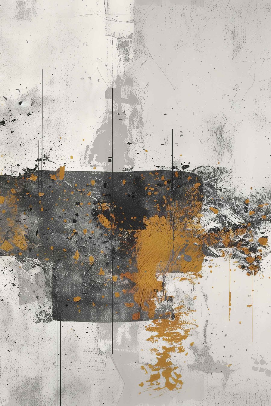 Abstract, Spatten, Imitatie van verf op een betonnen achtergrond — volledig ontwerp