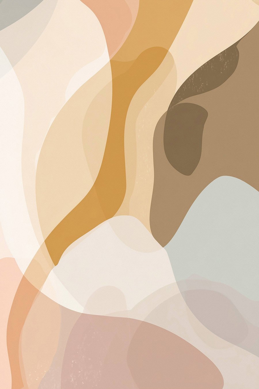 Abstractie, imitatie-aquarel — volledig ontwerp