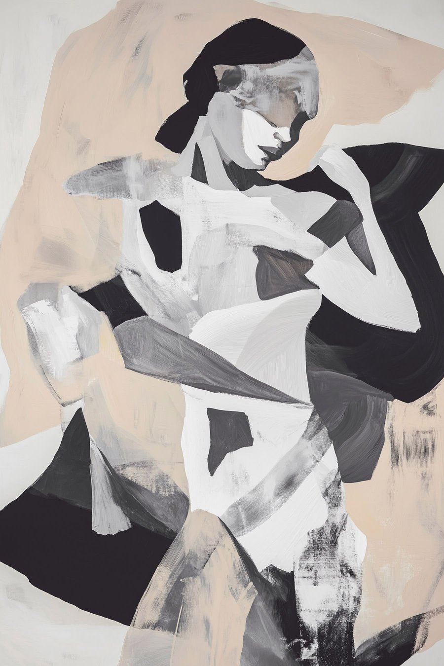 Abstract silhouet — volledig ontwerp